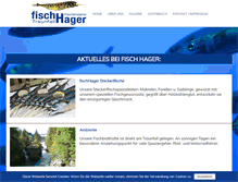 Tablet Screenshot of fisch-hager.at